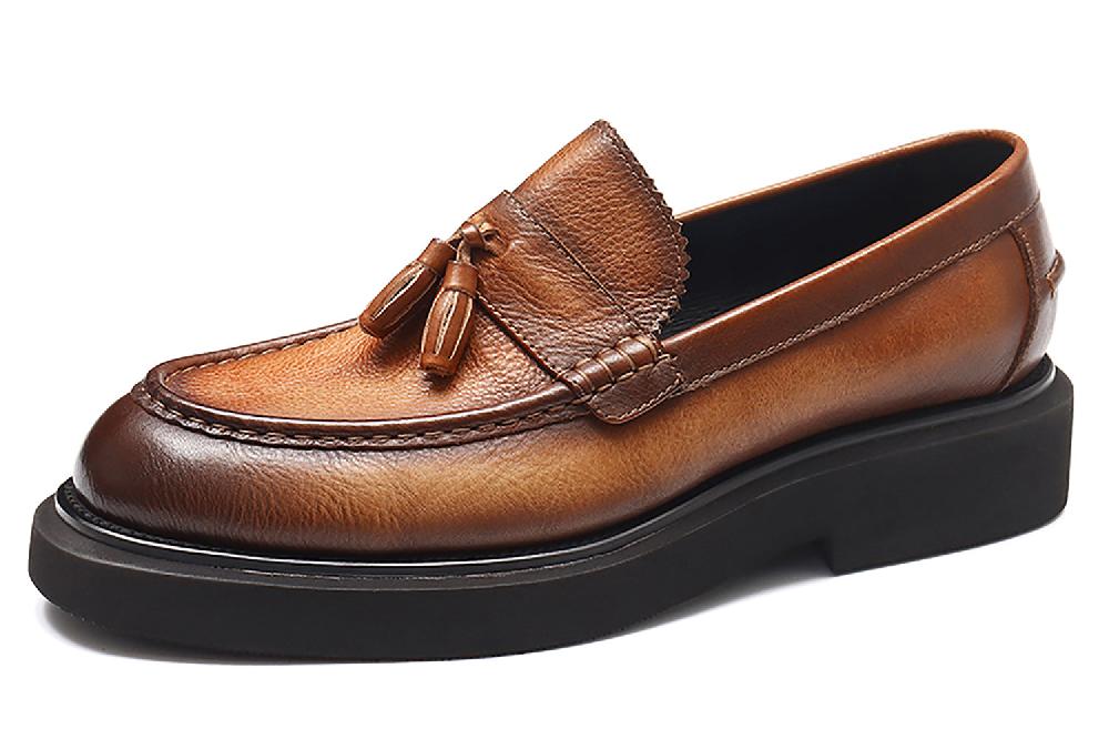 santimon Men's Dress Formal Tassel Loafers