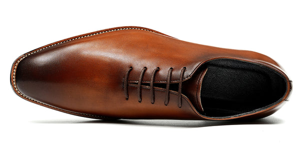 Santimon Men's Dress Formal Whole Cut Oxfords