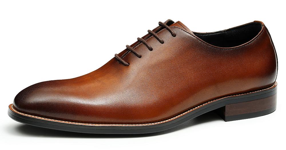 santimon Men's Dress Formal Whole Cut Oxfords