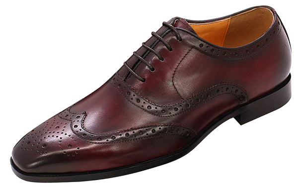 Santimon Men's Dress Formal Wingtips Oxfords