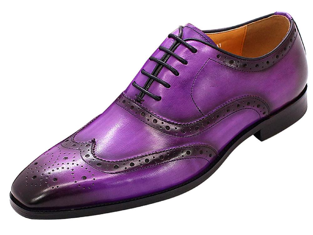 santimon Men's Dress Formal Wingtips Oxfords