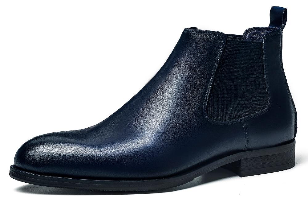 santimon Men's Dress Leather Chelsea Boots