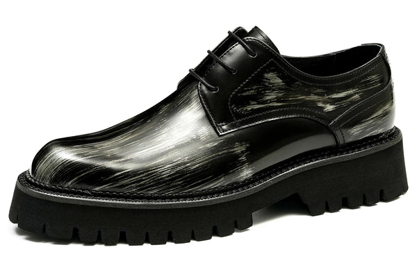 Santimon Men's Dress Meteor Coloring Derby