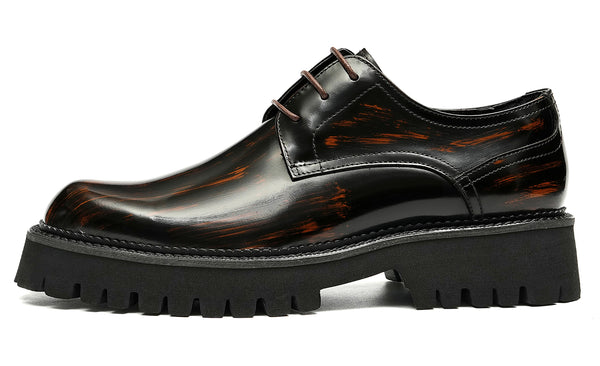 Santimon Men's Dress Meteor Coloring Derby