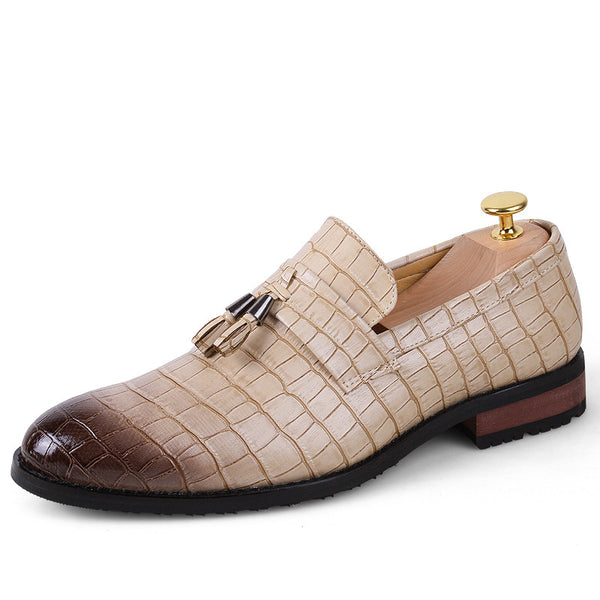 Santimon Men's Dress Tassels Loafers YY608-1