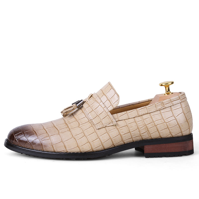 santimon Men's Dress Tassels Loafers YY608-1