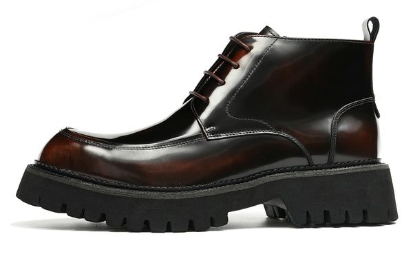 Santimon Men's Dress Thick Sole Oxfords Boots