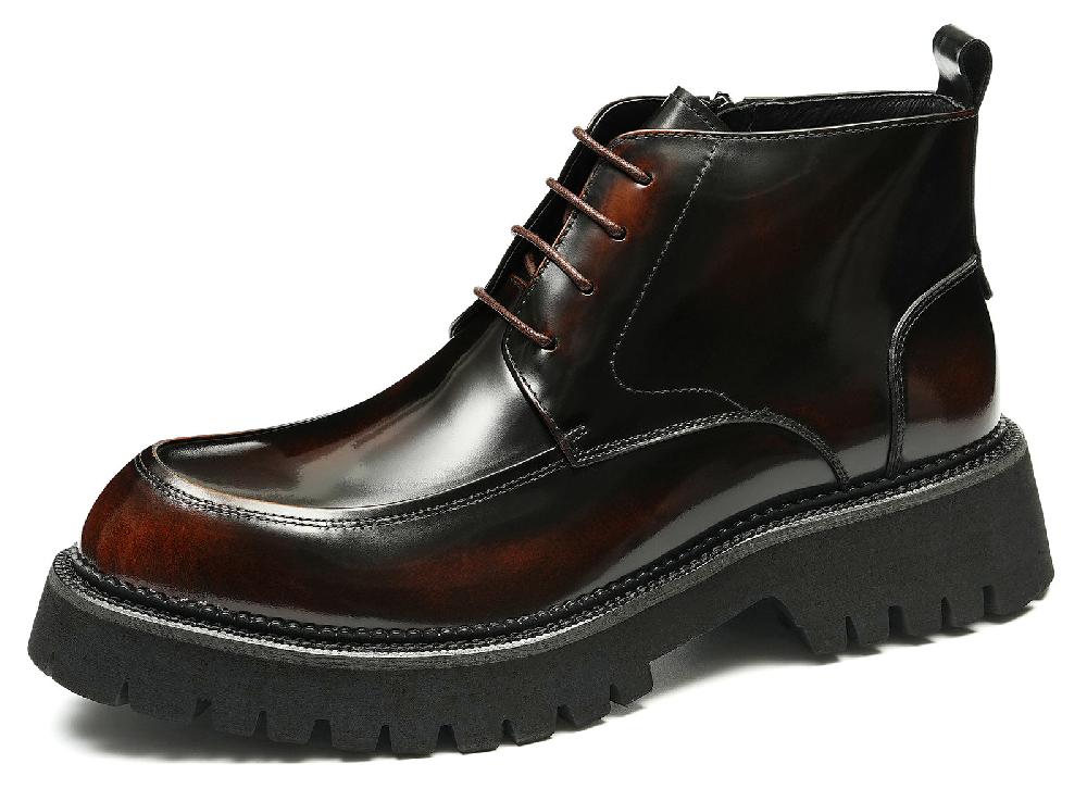 santimon Men's Dress Thick Sole Oxfords Boots