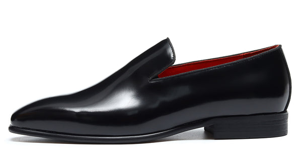 Santimon Men's Dress Tuxedo Penny Loafers Shoes