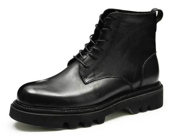 Santimon Men's Dress Washed Vintage Short Boots