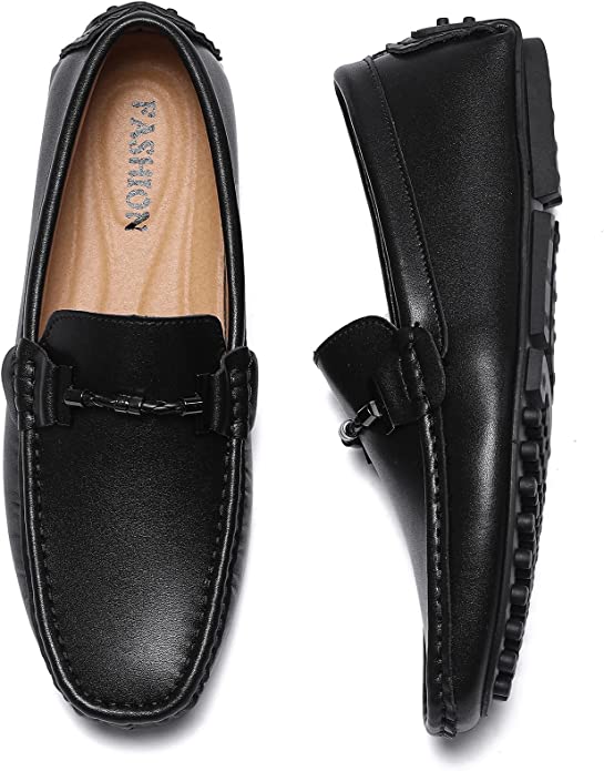 Santimon Men's Driving Moccasins Boat Loafer Shoes