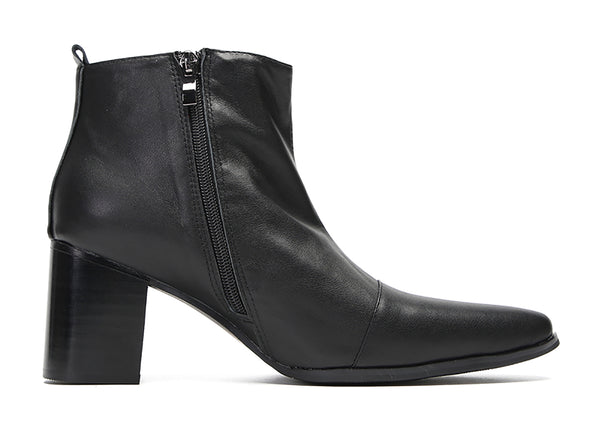 Santimon Men's Fashion Beaded-Buckle Western Boots