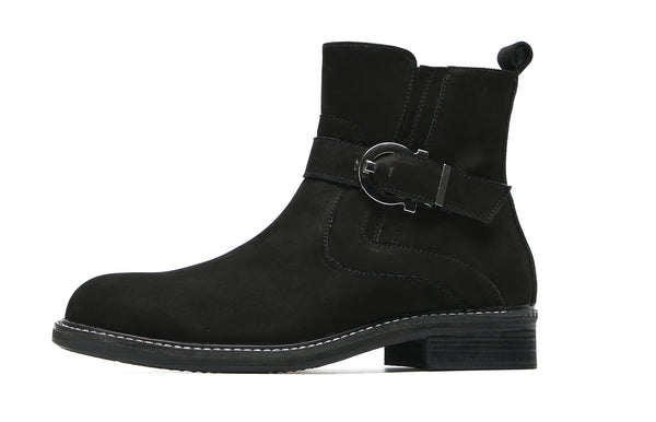 Santimon Men's Fashion Casual Buttons Boots