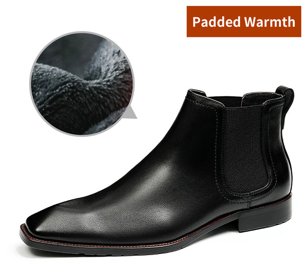 Santimon Men's Fashion Classic Dress Chelsea Boots