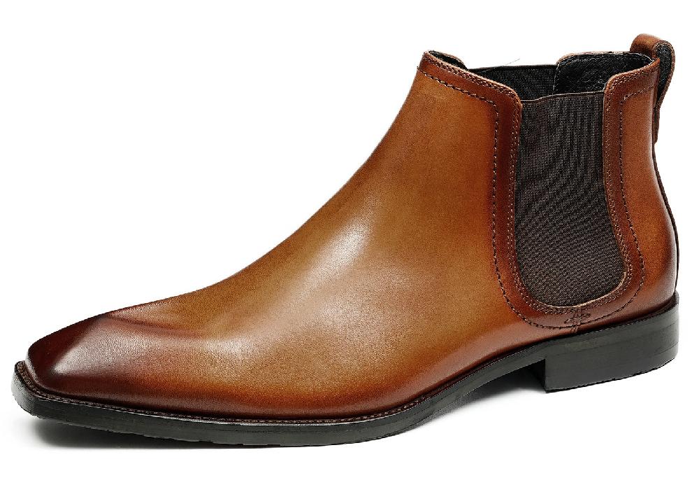 santimon Men's Fashion Classic Dress Chelsea Boots