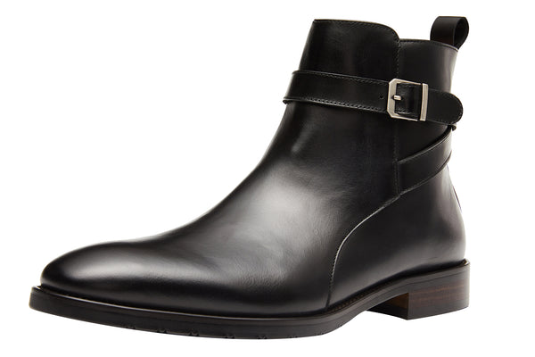 Santimon Men's Fashion Dress Buckle Chelsea Boots