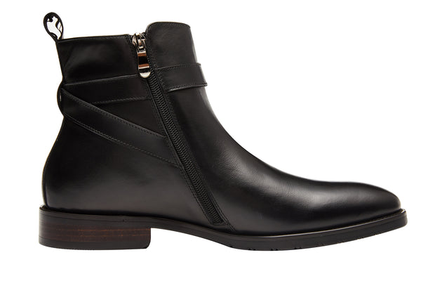 Santimon Men's Fashion Dress Buckle Chelsea Boots