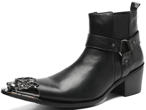 Santimon Men's Fashion Lion Western Boots