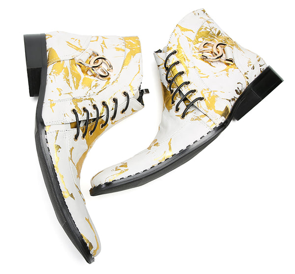 Santimon Men's Fashion Novelty Western Boots