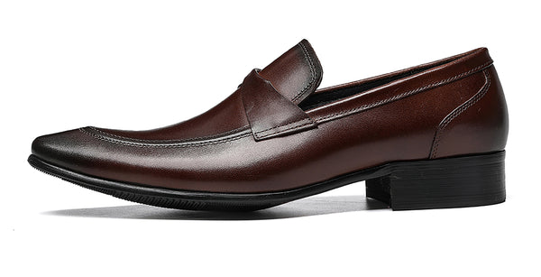 Santimon Men's Fashion Tuxedo Penny Loafers