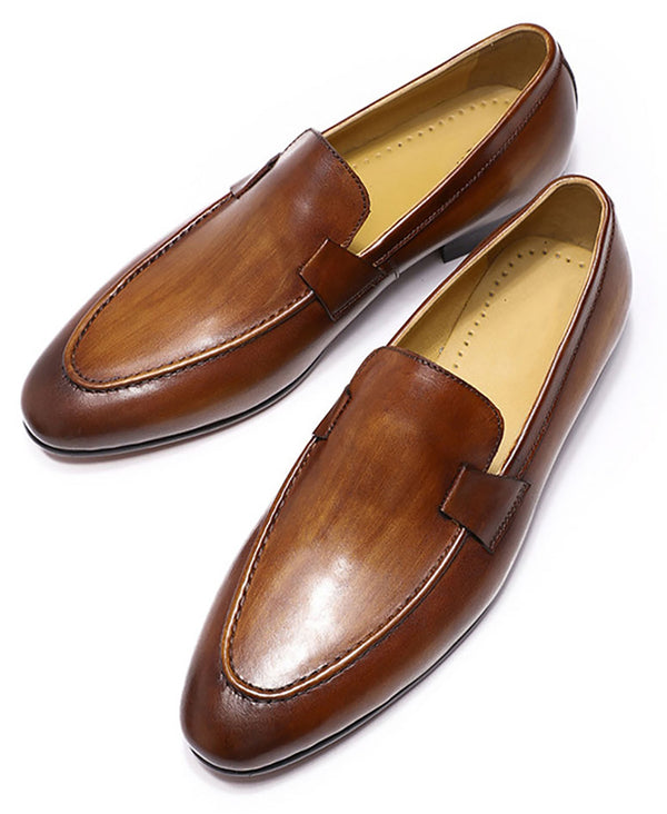 Santimon Men's Formal Dress Penny Loafers
