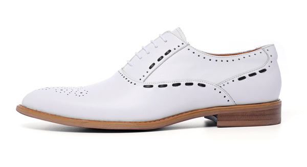 Santimon Men's Formal Leather Brogue Oxfords