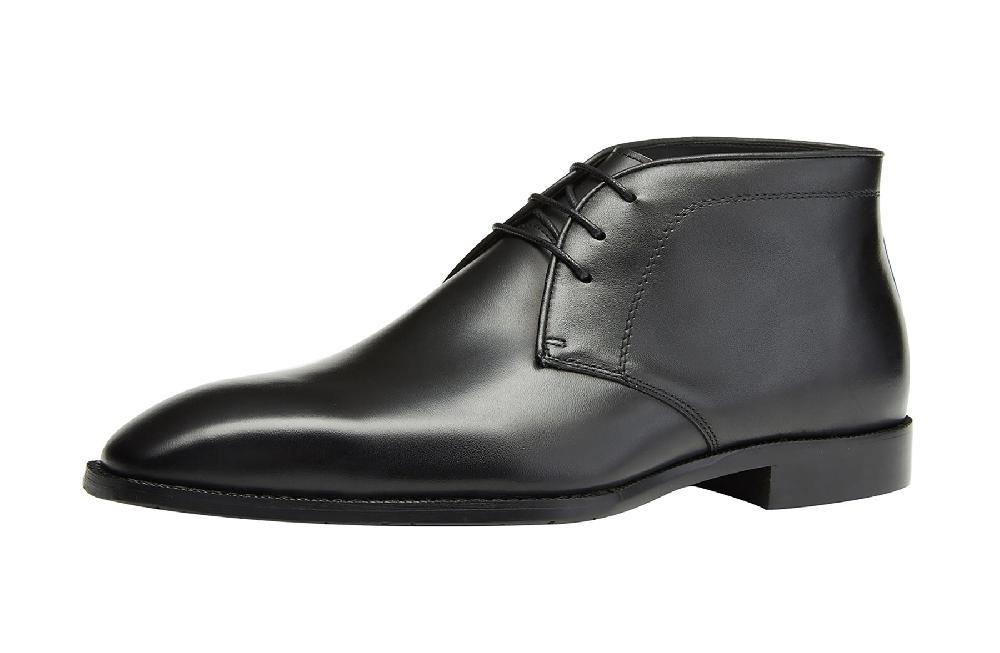 santimon Men's Formal Leather Chukka Boots