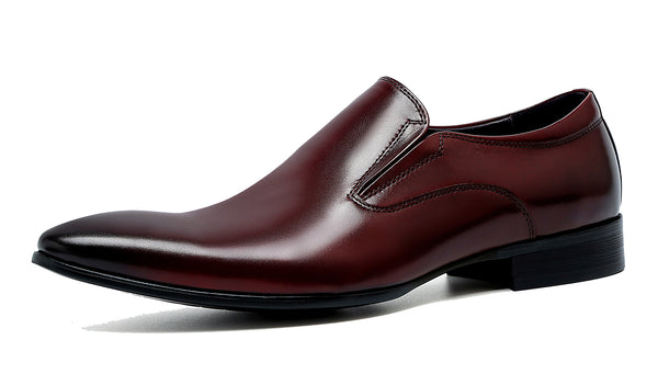 Santimon Men's Formal Slip On Leather Loafers