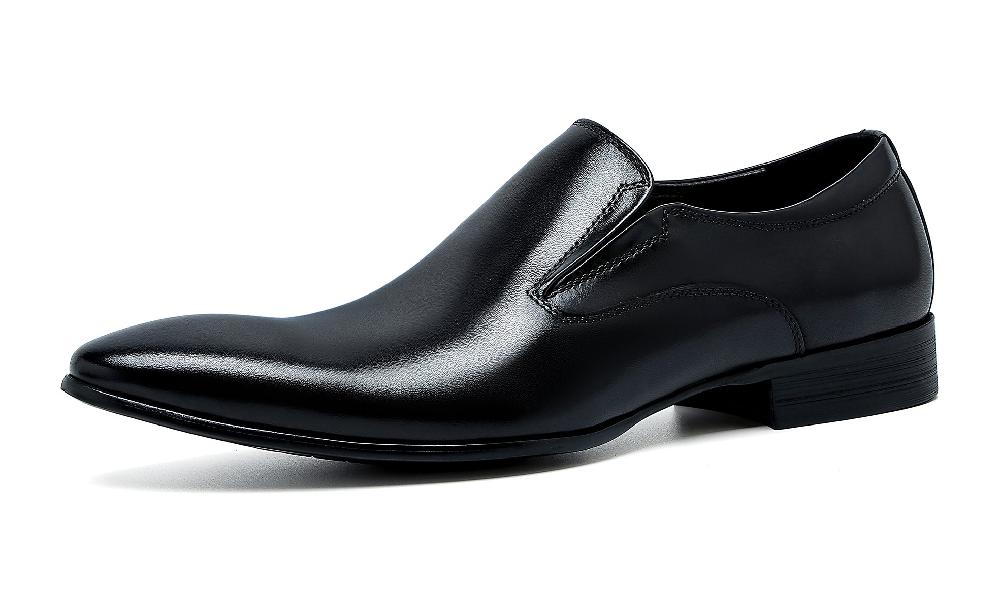 santimon Men's Formal Slip On Leather Loafers