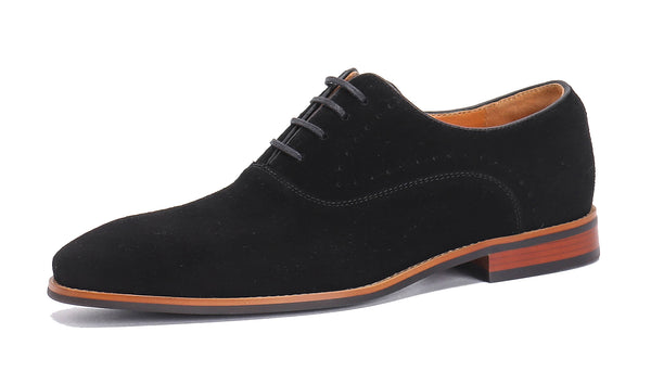 Santimon Men's Formal Suede Leather Oxfords