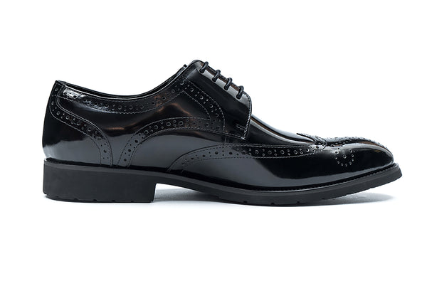 Santimon Men's Genuine Leather Brogues Derby