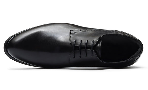 Santimon Men's Genuine Leather Derby Formal Shoes