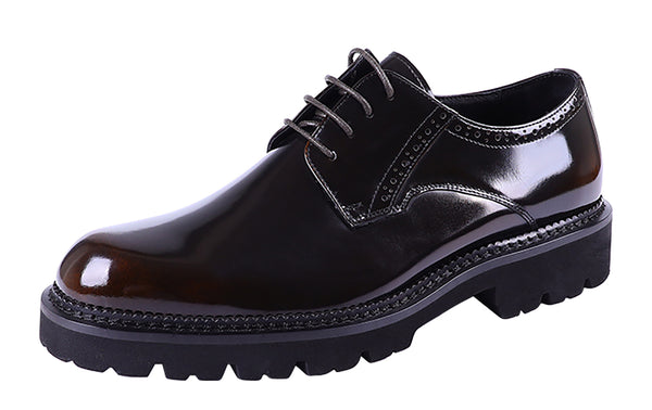 Santimon Men's Handmade Dress Formal Brogues Derby