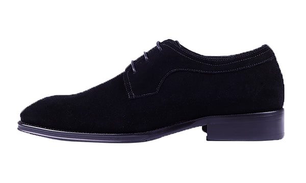 Santimon Men's Handmade Dress Suede Derby