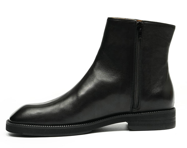 Santimon Men's Handmade Dress Zipper Chelsea Boots