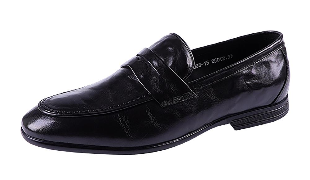 santimon Men's Handmade Formal Penny Loafers