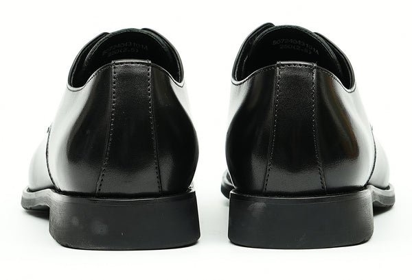 Santimon Men's Handmade Formal Plain Toe Derby