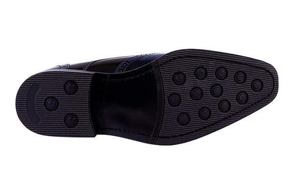 Santimon Men's Handmade Wingtips Brogues Derby