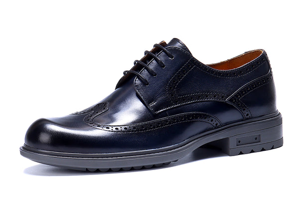 Santimon Men's Lace-up Brogues Classic Derby