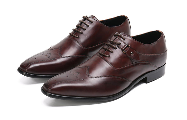 Santimon Men's Lace Up Formal Oxfords