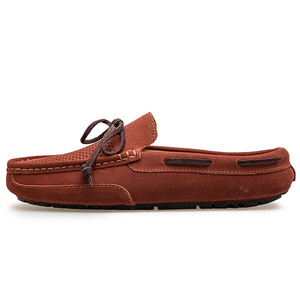 Santimon Men's Lacing Perforated Driving Clogs