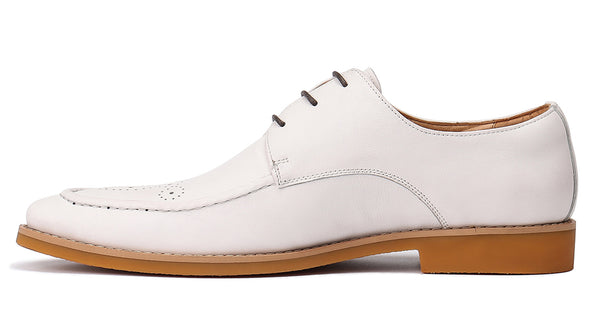 Santimon Men's Leather Brogue Formal Derby