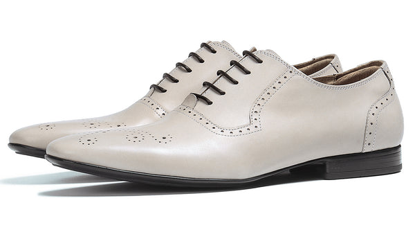 Santimon Men's Leather Brogue Formal Oxford