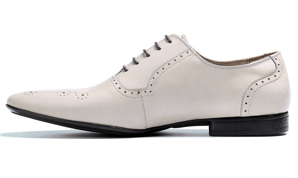 Santimon Men's Leather Brogue Formal Oxford