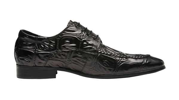 Santimon Men's Leather Derby Comfort Shoes