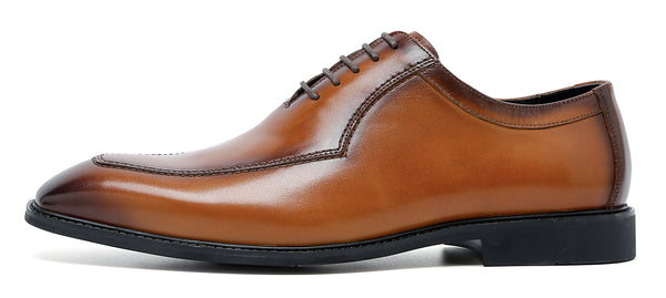 Santimon Men's Leather Fashion Formal Oxfords