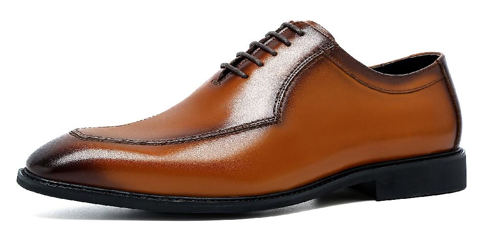 santimon Men's Leather Fashion Formal Oxfords