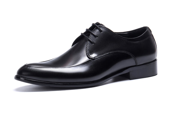 Santimon Men's Leather Formal Derby Dress