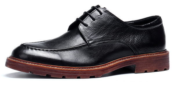 Santimon Men's Leather Formal Dress Derby