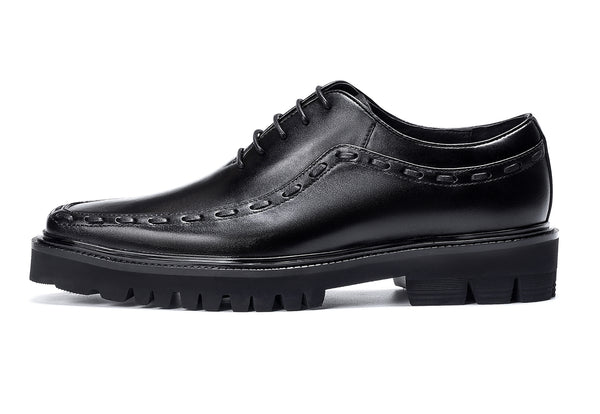 Santimon Men's Leather Formal Oxfords Dress